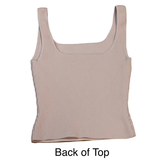 NWOT Aritzia Babaton Pink Sculpt Knit Long Tank XS - Picture 5 of 7